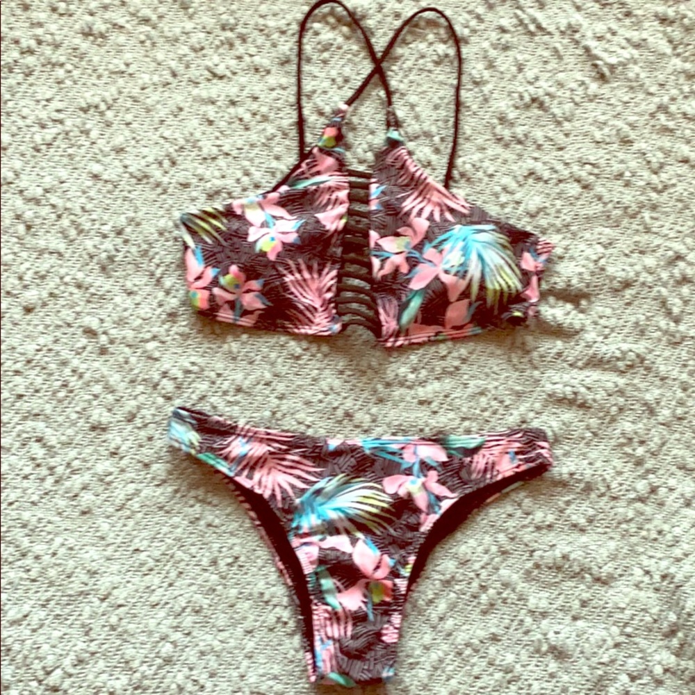 Two piece swimsuit bikini